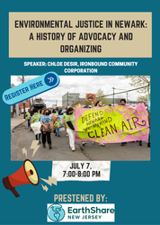Webinar: Environmental Justice in Newark A History of Advocacy and Organizing