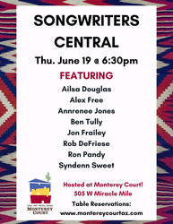 Songwriters Central - Tucson & Touring Artists!