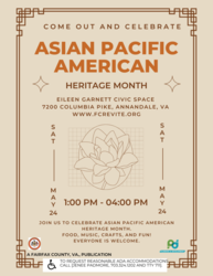 Asian Pacific American Heritage Month Celebration