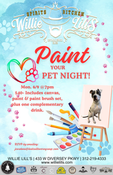 Paint Your Pet at Willie Lill's