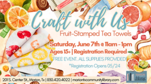 Craft With Us - Summer Session