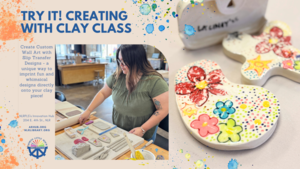 Class: Creating with Clay - Make Whimsical Wall Decor at NLRPLS's Innovation Hub Makerspace [NLR]