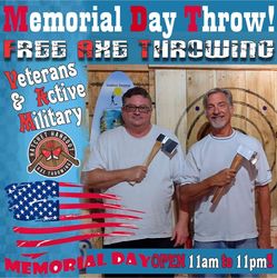 Father’s Day fun! Dad's Axe and Relax with FREE Axe Throwing for Dad!