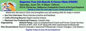 Community Job Search Cinic--FREE