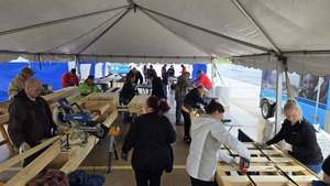 Racine Fairgrounds Community Bed Building