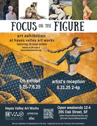 Free Art Reception: Focus on the Figure at Hayes Valley Art Works