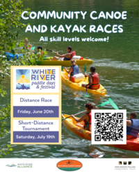 2025 White River Canoe Race Tournament (All Skill Levels Welcome!)