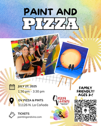 Paint and Pizza – Family Event at OV Pizza & Pints