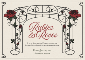 LAST CHANCE TO PURCHASE TICKETS! Rubies and Roses: A 40th Anniversary