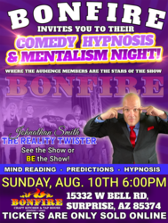 Comedy Hypnosis & Mentalism Night at Bonfire - Surprise AZ