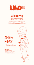 Ice Cream at the UNOde50 Soho Art Gallery