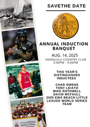 Hawaii Sports Hall of Fame 2025 Induction Banquet