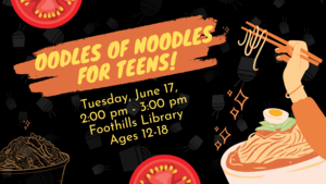 Cooking With Larry - Oodles of Noodles for Teens.