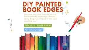 DIY Painted Book Edges
