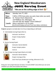 New England Woodcarvers June Event