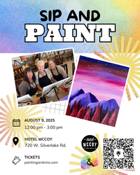 Violet Mountain Paint and Sip at Hotel McCoy