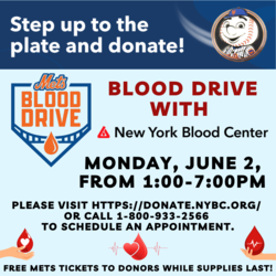 Blood Drive with New York Blood Center