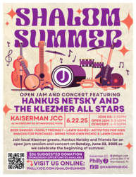 Gala Klezmer Jam and Concert on June 22 at the Kaiserman JCC