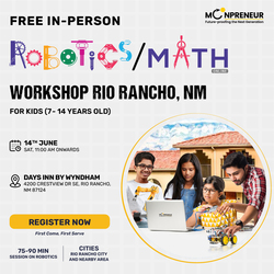 Free In-Person Robotics/Math Workshop for Kids at Rancho, NM(7-14)