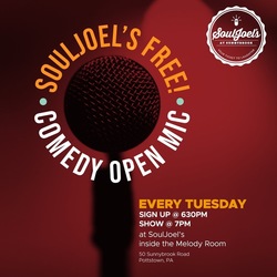 Comedy Open Mic at SoulJoel’s