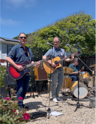 SMS BAND Live Music in the Gallery Garden | Car Decorating Site for Pacifica PRIDE Parade