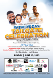 3RD ANNUAL FATHER'S DAY TAILGATE CELEBRATION