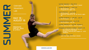 Summer at Colorado Movement Lab