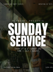 Blinder's Sunday Service