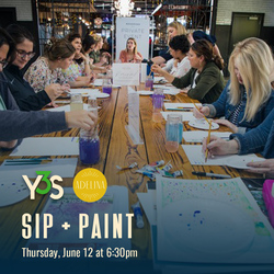 Sip + Paint with Adelina Social Goods