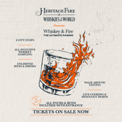 Heritage Fire and Whiskies of the World Kick Off Tour In Austin on June 8th