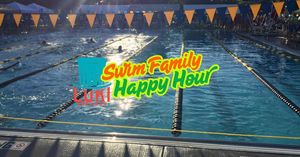 Tired Swim Family Happy Hour
