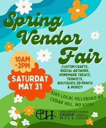 FBC Cedar Hill Spring Vendor Fair