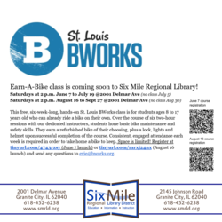 Earn-A Bike class at Six Mile Regional Library District