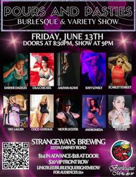 Pours and Pasties Burlesque and Variety Show!
