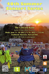 Concord Band Concert at Fruitlands Museum: 40th Anniversary Celebration