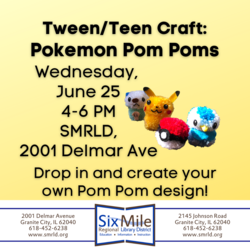 Tween/Teen Craft: Pokemon Pom Poms
