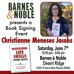 Meet and Greet Book Signing Event - Barnes & Noble @ Desert Ridge Sat., June 7th 12-4p