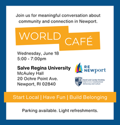 World Cafe: Conversation About Community & Connection in Newport
