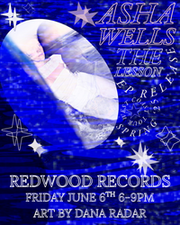 June First Friday -  Asha Wells EP Release Party - Art By Dana Radar