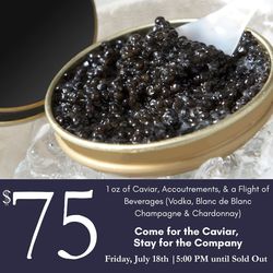 Caviar at the Wine Bar