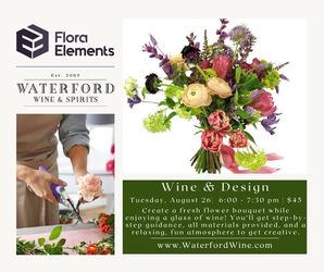 Wine & Design - Floral Workshop with Flora Elements