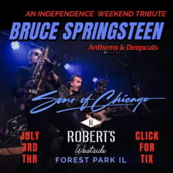 Buy tickets Sons Of Chicago: Bruce Springsteen Anthems & Deep Cuts @ Robert’s Westside