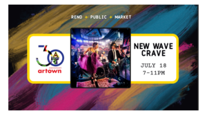 80's Night with New Wave Crave at Reno Public Market for Artown
