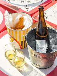 Champagne & Fried Chicken at Bad Idea