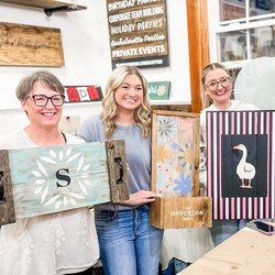 Wine down Wednesday- Pick Your Project Workshop! (FREE bonus signs) Pre-Registration Required