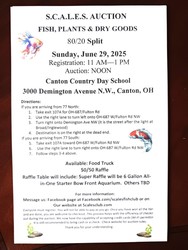 SCALES Fish, Plant and Dry Good Auction