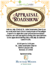 The Shepherd's Center of Northern Virginia Appraisal Roadshow Lunch N Life