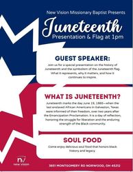 Norwood Juneteenth Soulfood Dinner and Flag Presentation