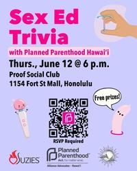 Sex Ed Trivia at Proof Social Club