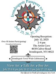 Irondequoit Passport to Art 2025 - Artists Reception Kick-Off - The Artists Cave - July 12